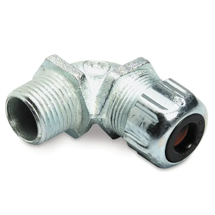 1-1/4″ 90° Liquidtight Cord Connector, Iron, 1.065-1.205″ Buy Today