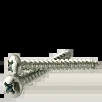 #10-12 x 1 3/4″ Phillips Flat Head Tapping Screws, Type A, Zinc Cr+3, Qty 100