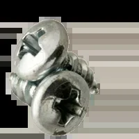 #10-16 x 1/2″ Slotted Pan Head Tapping Screws, Type AB, Zinc Cr+3, Qty 100