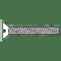 #10-24 x 5/8″ Machine Screw, Brass, Slotted Round Head, Qty 100