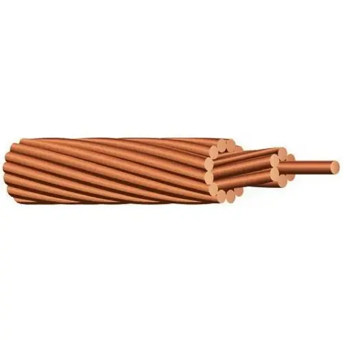 2-STR-CUT-125 Stranded Soft Drawn Copper Conductor Bare Wire 2-AWG 125-ft Reel Instant Buy
