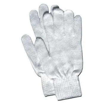 300w White String Knit Glove