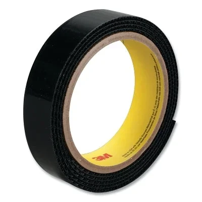 3M 7000002133 Loop Fastener SJ3527N, 1 in W x 50 yd L, Black