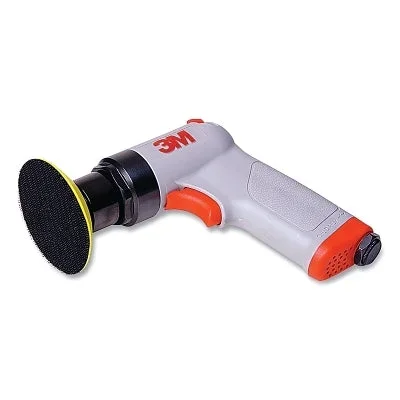 3M 7000148163 Pneumatic Pistol Grip Random Orbital Sander, 3 in dia, 1/8 in Orbit, 15000 RPM