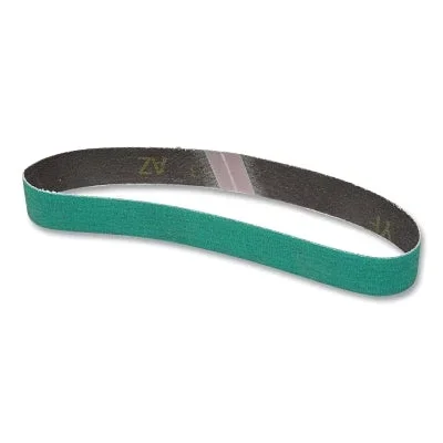3M 7010363107 Cloth Belt, 577F, YF-Weight, 1/2 in W x 12 in L, 120 Grit, Alumina Zirconia, Fabri-lok/Single-flex
