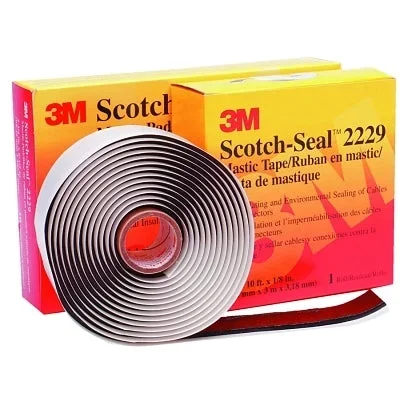3M Electrical 7000043008 Scotch-Seal Mastic Tape 2229, 3-3/4 in X 10 ft, 125 mil