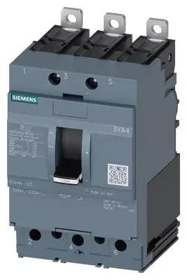 3VA4110-4ED34-0AA0 – Siemens – Molded Case Circuit Breakers – 125 Amp – 3 Pole – 480 Volt Shop Now