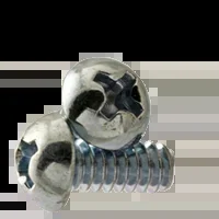 #5-40 x 1/2″ Machine Screws, Phillips Round Head, Zinc Cr+3, Fully Threaded, Qty 100