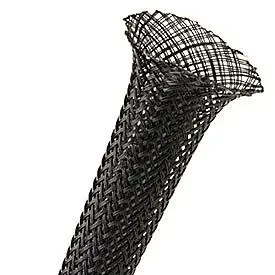 5/8″ Flexo® PET (PTN) Expandable Sleeving – Braided, Black -100 FT Hot Deal