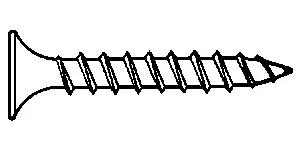 #8 x 3″ Square Drive Bugle Head Deck Screws Zinc Yellow Cr+6, Hardened, Qty 100