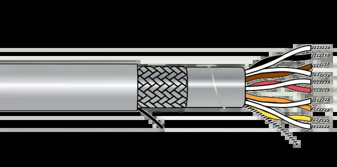 Alpha EcoCable® Mini Foil Braid Shield Multipair Cable – 22 AWG 5 Pair – Slate – 300V – 100 ft -100 FT Factory Price
