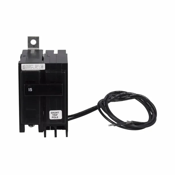 BAB1015S – Eaton – 15 Amp Shunt Trip Circuit Breaker – Bolt-On – 15 Amp – 2 Pole – 120 Volt Sale