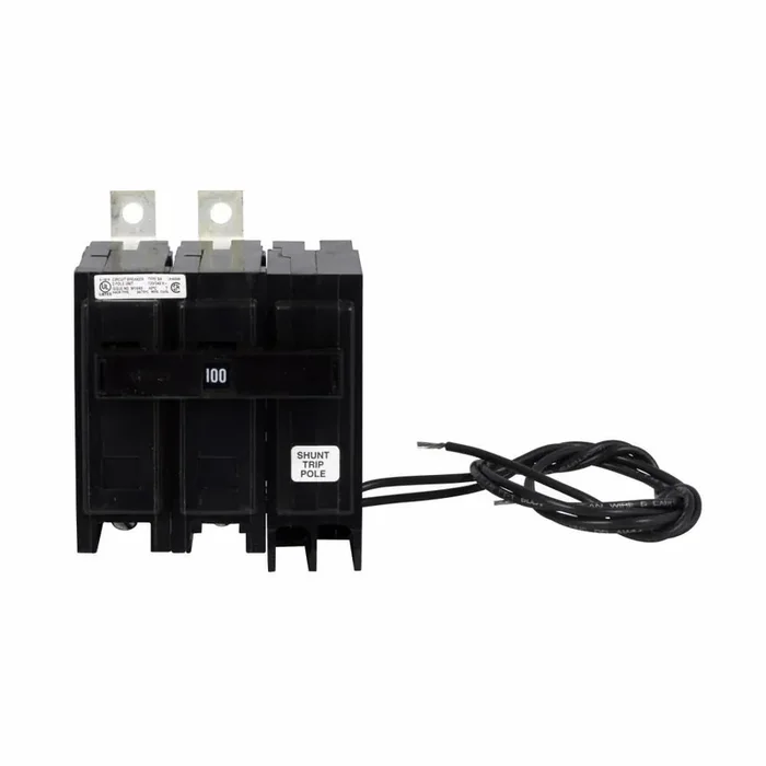 BAB2100S – Eaton – 100 Amp Shunt Trip Breaker – Bolt-On – 100 Amp – 2 Pole – 240 Volt One Day Deal