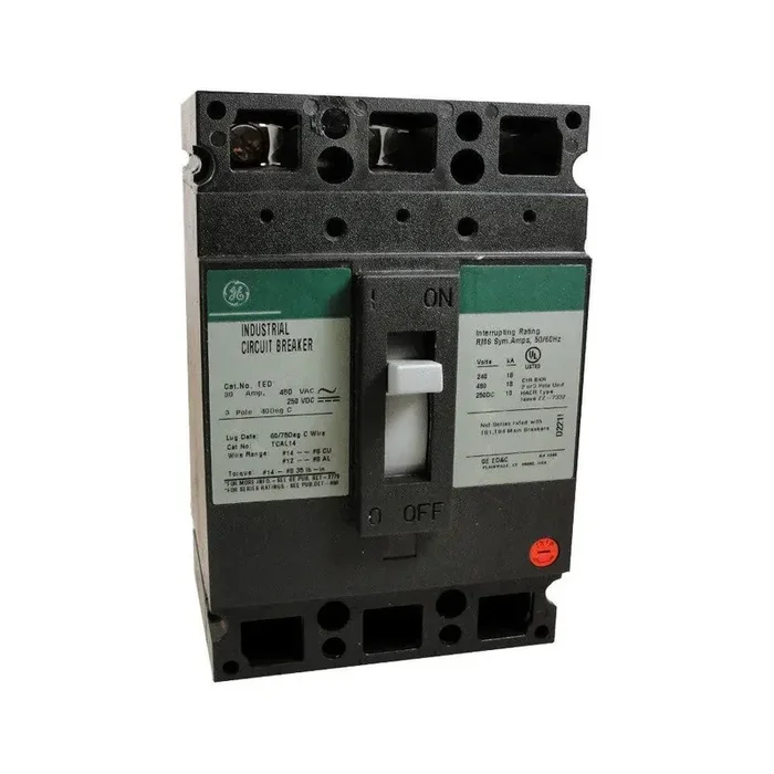 Best Price TED134035 – GE – Molded Case Circuit Breaker – Feed-Thru – 35 Amp – 3 Pole – 480 Volt