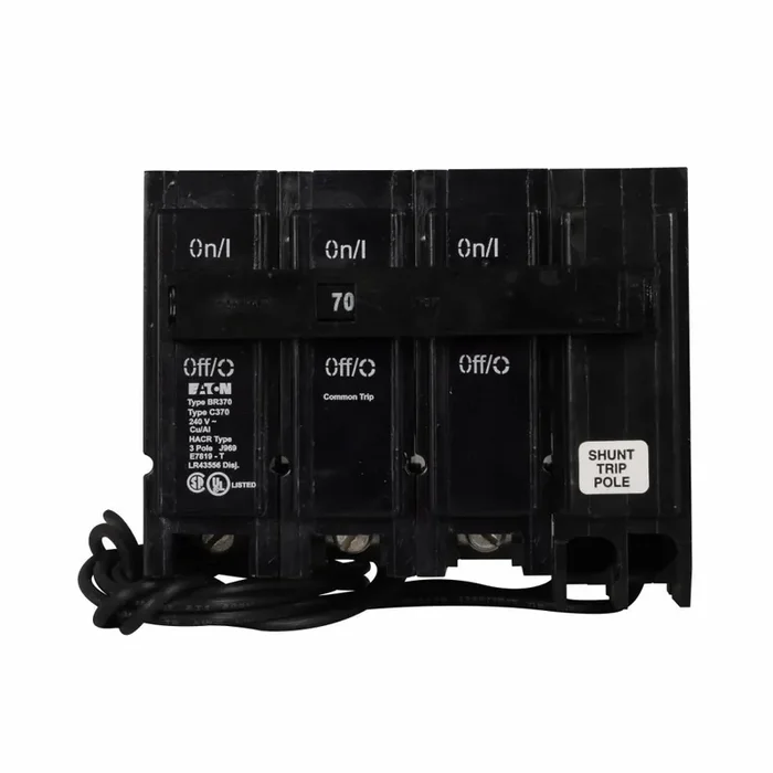 BR370ST – Eaton – 70 Amp Molded Case Circuit Breaker – Plug-In – 70 Amp – 3 Pole – 240 Volt Must Have