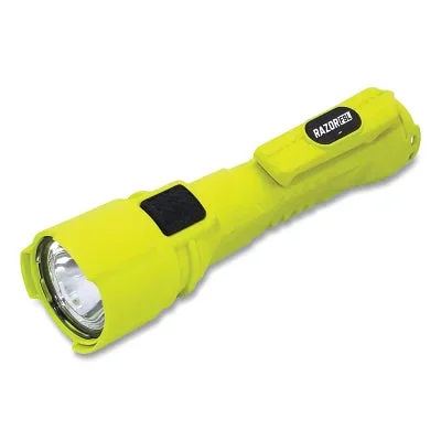 Bright Star 60170 Razor LED Flashlight, 3 AA Batteries, High 325 Lumens, Low 125 Lumens, Dual Beam, Yellow