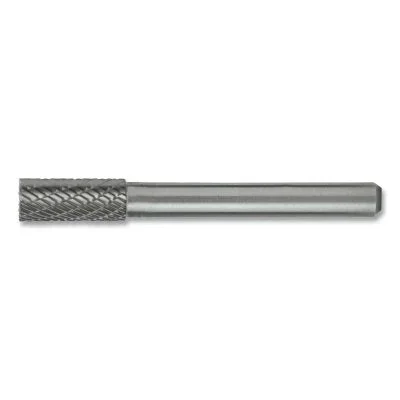 Cle-Line C17823 1845 General Purpose Solid Carbide Bur 1/4 in dia C Shank 1/2 in L Cut SA-1L6 Double Cut