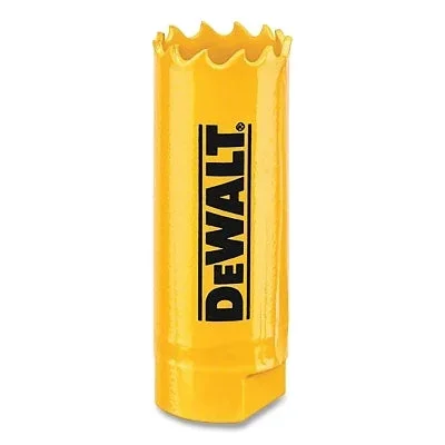 DeWalt DAH180013 Bi-Metal Hole Saw 13/16 in dia 1-3/4 in Cutting Depth Yellow