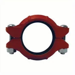 Dixon® L06BU L Series 10-Style Flexible Lightweight Pipe Coupling with Buna-N Gasket, 6 in Nominal, Grooved End Style, Ductile Iron