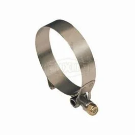 Dixon® TBC550 T-Bolt Clamp, 5.25 to 5.56 in Nominal, 0.025 in Thick, 300 Stainless Steel, Domestic