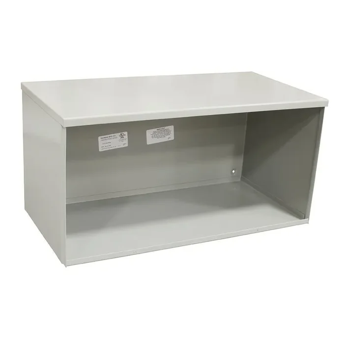 Express Delivery Milbank 101060-GSC3R-NK ANSI 61 Gray Polyester Powder Coated G90 Steel Gutter Wiring Trough 60-Inch x 10-Inch x 10-Inch