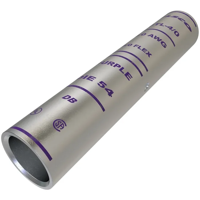Ilsco CTL-4/0 Electro Tin Plated Copper CTL Series Compression Sleeve 4/0-AWG Today Only
