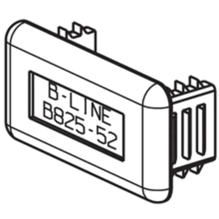 Plastic End Cap For B52/B54 Channel, Gray, Polyurethane Wholesale
