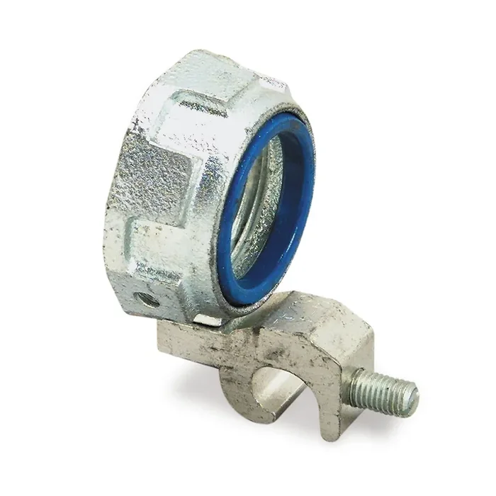 Premium Grounding Bushing With Aluminum Lug, Insulated, Threaded, 1″, 14 – 4 AWG, Iron/Zinc