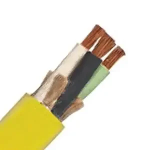 Price Cut Omni Cable BJ11403-08 Stranded Annealed Bare Copper Conductor SJOOW Portable Cord 14/3 Yellow