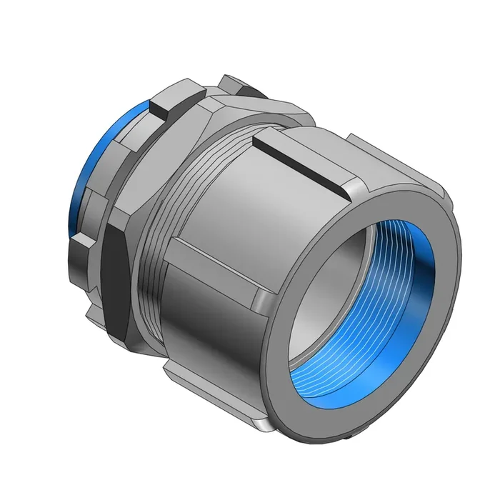 Professional Grade Rigid Compression Connector, 3/4″, Threadless, Malleable Iron