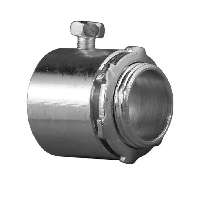 Rigid Set Screw Connector, 2-1/2″, Malleable, Concrete Tight Trusted Brand