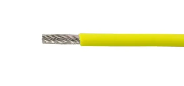 Seasonal Sale Alpha Wire EcoWire® Plus Hook-Up/Lead Wire – 17 AWG 19 Stranded Conductor – Bare copper – 300V – Yellow – 1000 ft -1,000 FT