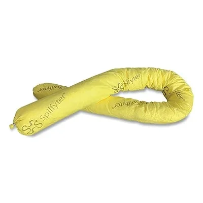 Spilfyter S2-37 Sorbent Sock 3 in W x 10 ft L Hazmat Yellow