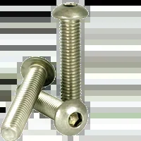 Stainless Button Socket Cap Screw | M5-0.80×25 (18-8) Full Thread, Qty 100