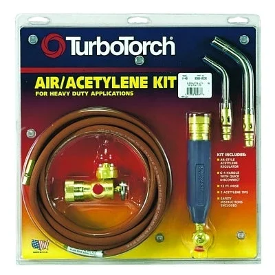 TurboTorch 3860336 Torch Kit Swirls, Acetylene, X-4B, B Tank