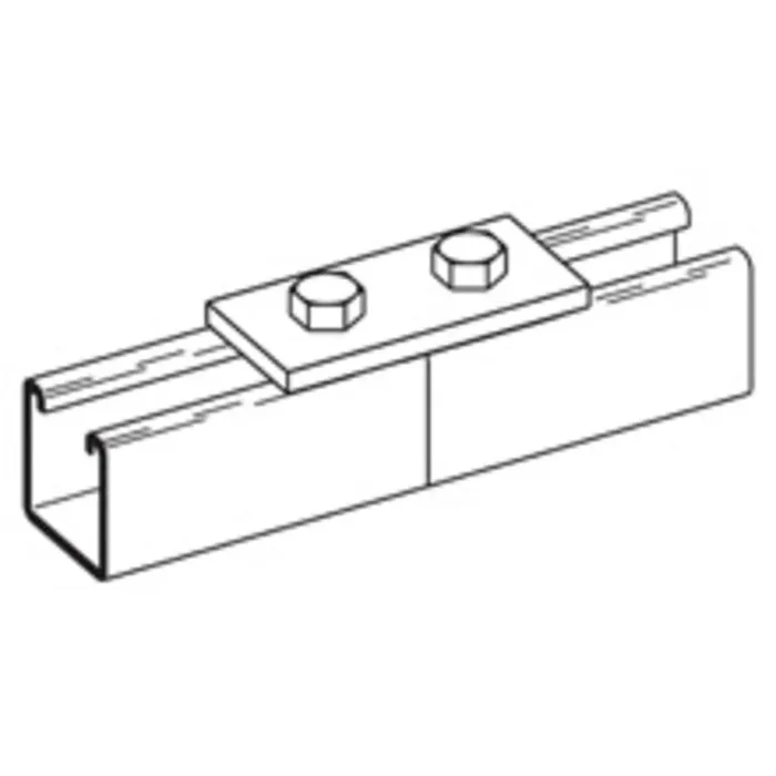 TWO HOLE SPLICE PLATE, ZINC PLATED Top Pick
