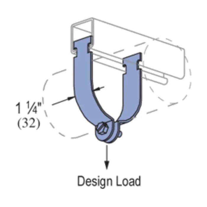 Unistrut Pipe Clamp, Stainless Steel Final Sale