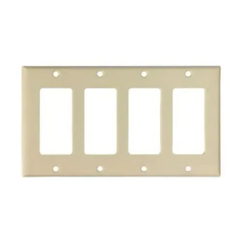 WALLPLATE CWD 2164V BOX 4G IV BLOCK PLT One Day Deal