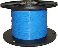 Warranty Included NEMA HP-3 / M16878 / Type E / UL 1213 Hook-Up Wire – 24 AWG 19 Strand – Blue -1,000 FT