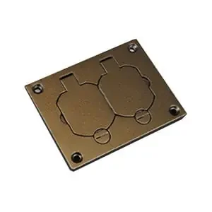 Warranty Included Wiremold 828R-TCALBZ Duplex Cover Plate 4-5/32-Inch x 3-1/4-Inch Aluminum Bronze