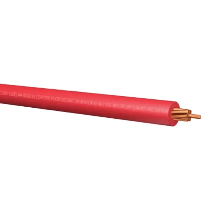 WCU-PV-10-2KV-RED-500R Stranded Copper Photovoltaic Cable 10-AWG 500-ft Reel Red Professional Grade