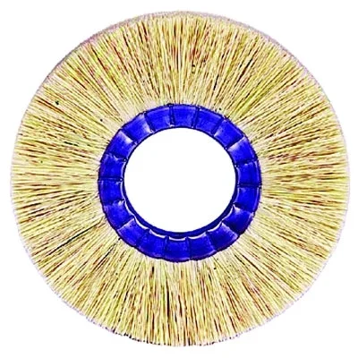 Weiler 20180 Copper Center Tampico Wheel, 6 in Diam, 2 in Arbor, 6,000 rpm