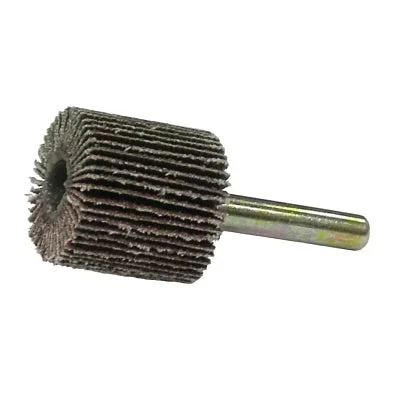 Weiler 52613 Tiger Mounted Flap Wheels, 2 in, 80 Grit, 25,000 rpm, Threaded Mount