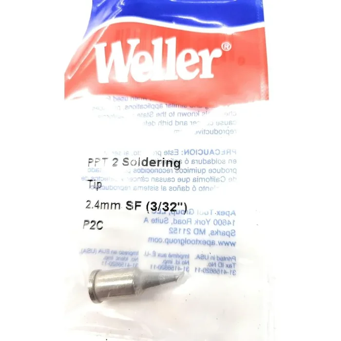 Weller PPT2 2.4mm Single Flat Tip