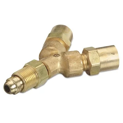 Western Enterprises 1115 Y Connections 3 000 PSIG Brass Fuel Gas 1/4 in NPT(M)