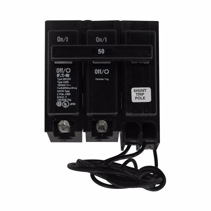 While Supplies Last Eaton BR220ST Plug-On Mount Type BR Circuit Breaker 2-Pole 20-Amp 120/240-Volt AC