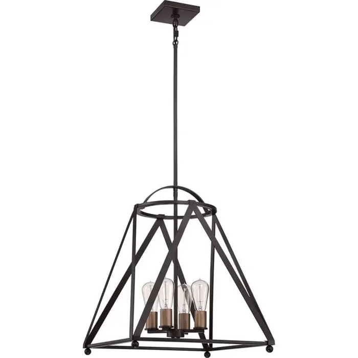Wholesale Quoizel Lighting QF1829WT 4-Light 1-Tier Chandelier 120-Volt Bronze