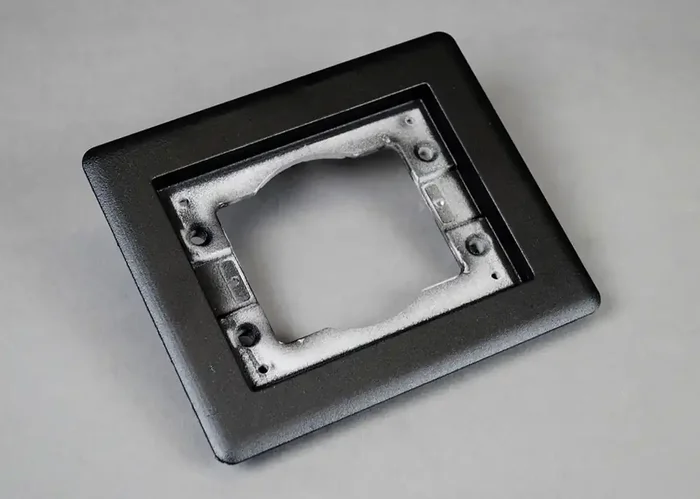 Wiremold 817-TCAL-BZ Powder Coated Aluminum 1-Gang Carpet And Tile Flange 6-1/16-Inch x 5-1/16-Inch Width Last Chance