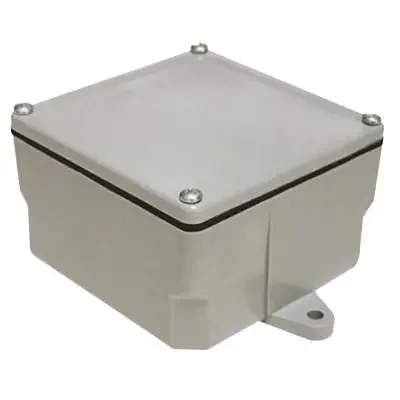 Worldwide Shipping Cantex 5133705 Rigid PVC Molded Screw Cover Junction Box 4-Inch x 4-Inch x 2-Inch 32.04-Cubic-Inch