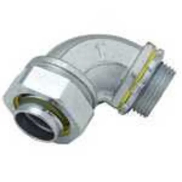 Worldwide Shipping Liquidtight Connector, 90°, 3/8″, Malleable Iron